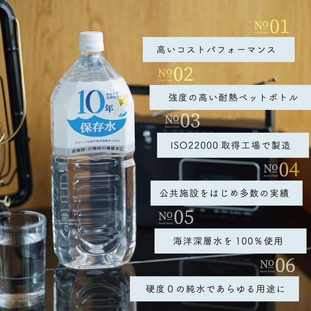 非常時の備えはこれで安心！10年間保存できる『アコール 10年保存水』の魅力と活用法