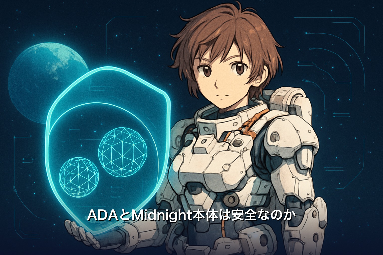 ADAとMidnight本体の安全性を解説するイラスト(事件はWanchainブリッジに限定)