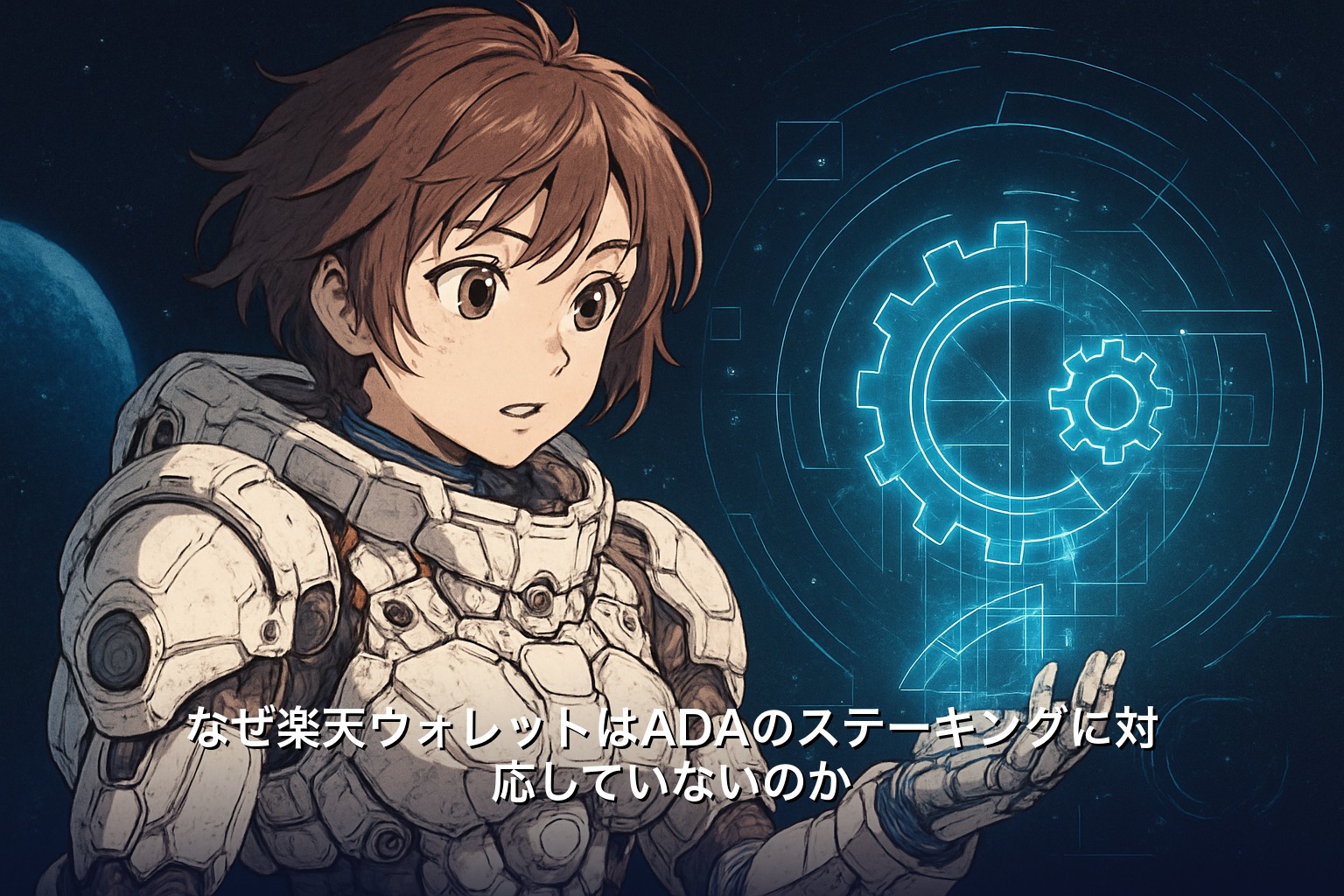 楽天ウォレットがADAステーキングに対応していない理由、未完成のシステム基盤を表すイラスト