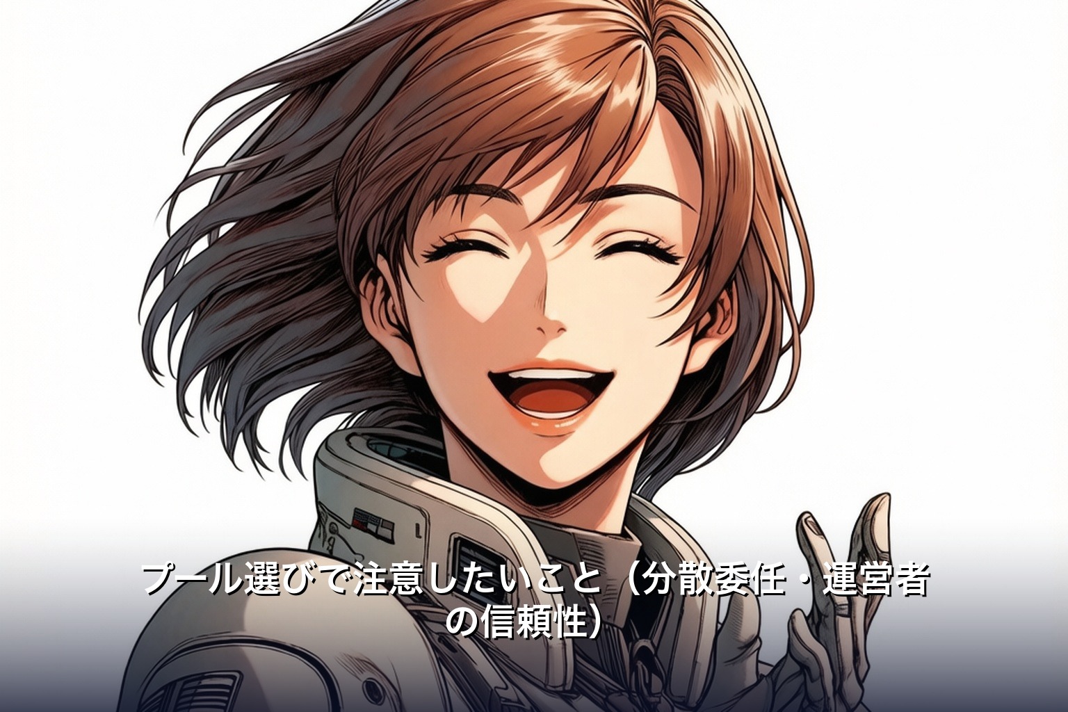 プール選びで注意したいこと（分散委任・運営者の信頼性）