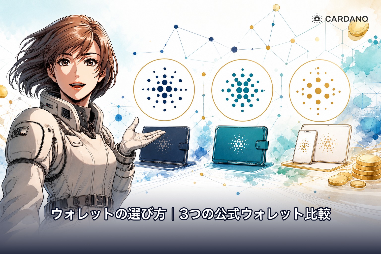 ウォレットの選び方|3つの公式ウォレット比較